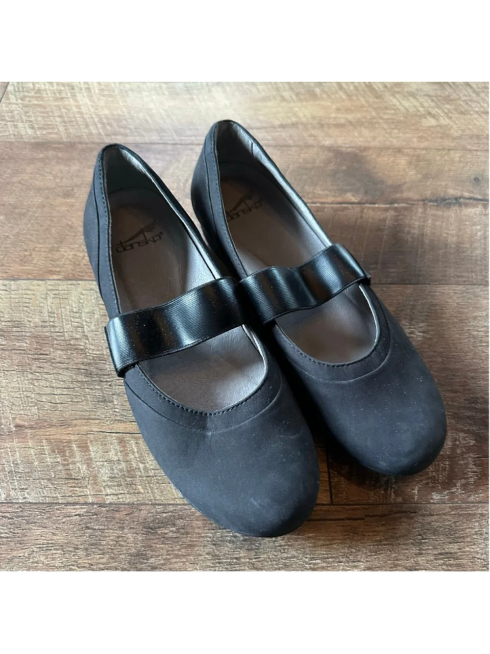 Women's Dansko Black Mary Jane Flats Size 5.5 Summer